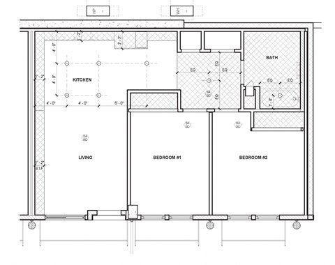 2 bedroom floor plans